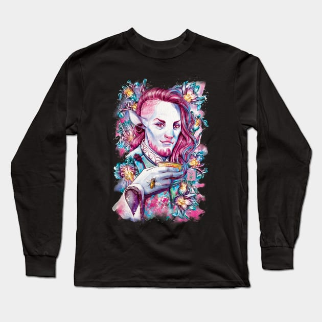 Caduceus Long Sleeve T-Shirt by kingcael